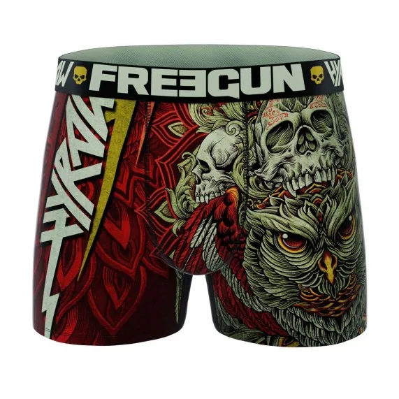 Boxer Mann Mikrofaser Rock & Tattoo "HYRAW 4" (Boxershorts Mann) Freegun auf FrenchMarket