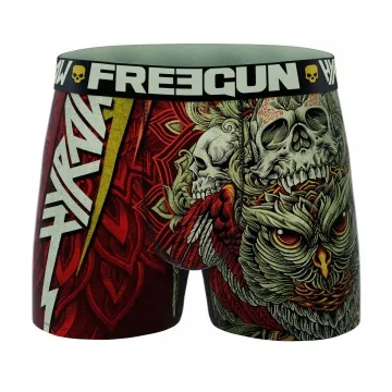 Boxer Mann Mikrofaser Rock & Tattoo "HYRAW 4" (Boxershorts Mann) Freegun auf FrenchMarket