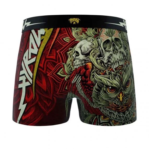 Boxer Mann Mikrofaser Rock & Tattoo "HYRAW 4" (Boxershorts Mann) Freegun auf FrenchMarket