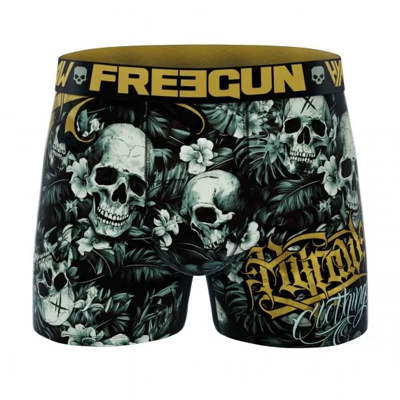 Boxer Mann Mikrofaser Rock & Tattoo "HYRAW 4" (Boxershorts Mann) Freegun auf FrenchMarket