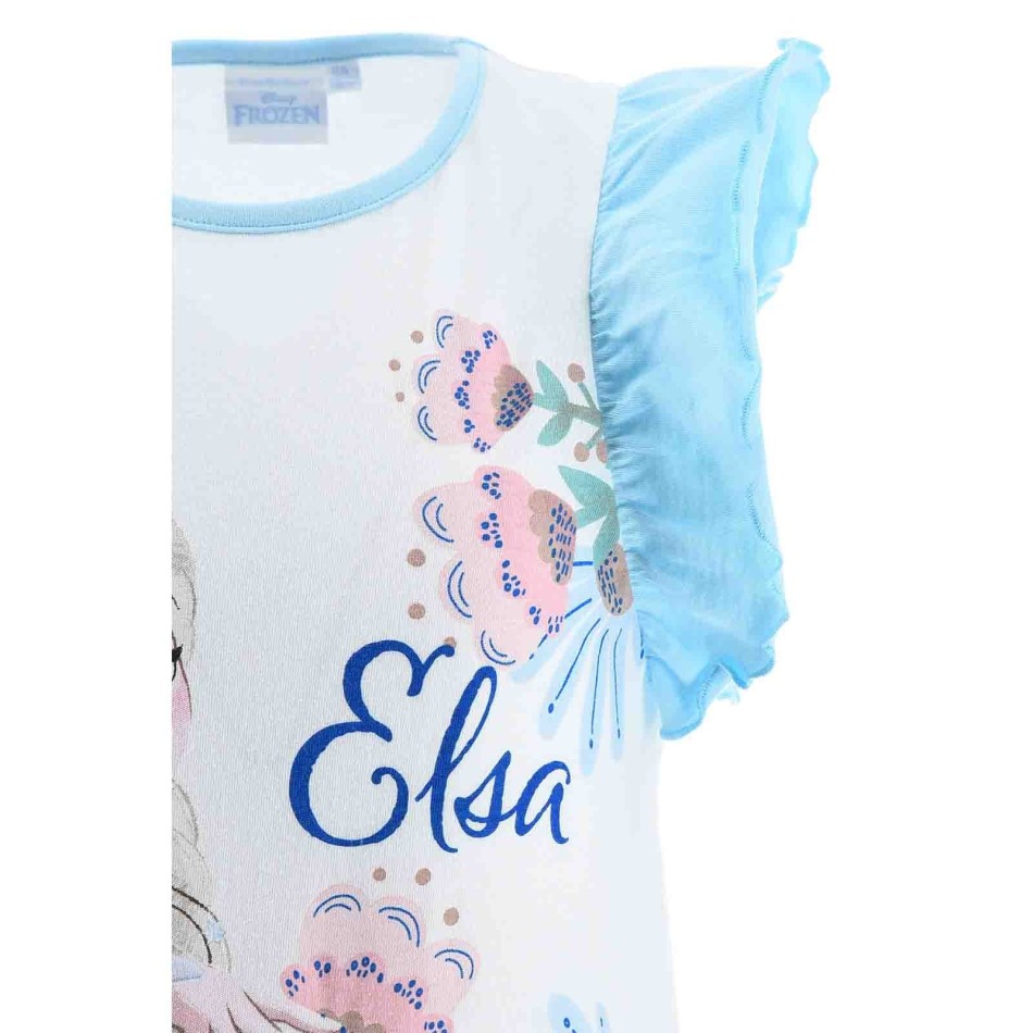 Snow Queen" Korte katoenen meisjespyjama Zomertijd (Ensemble de Pyjama) French Market chez FrenchMarket