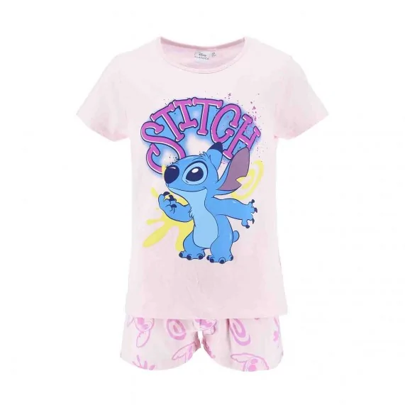 Lilo & Stitch" Girl Cotton Short Pyjamas Rebel Girl (Pyjama Sets) French Market on FrenchMarket