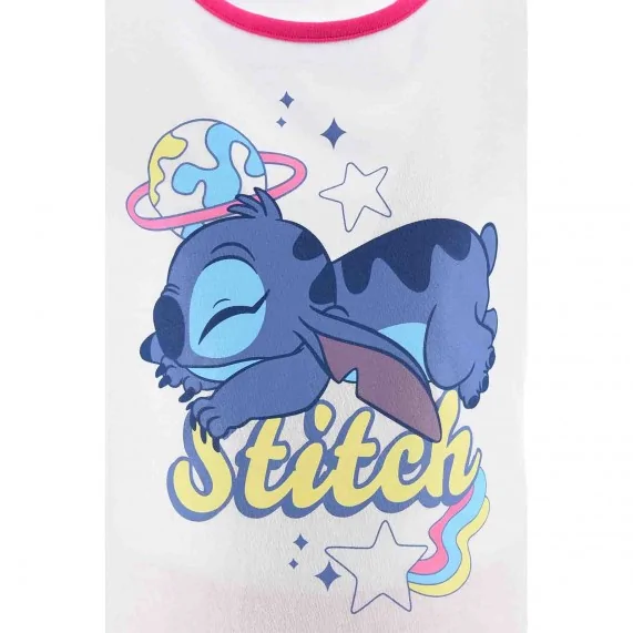 Pigiama corto in cotone "Lilo & Stitch" per bambina (Ensemble de Pyjama) French Market chez FrenchMarket