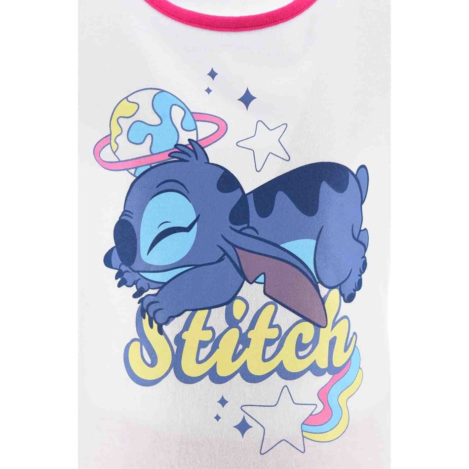 Korte katoenen meisjespyjama "Lilo & Stitch" Zomertijd (Ensemble de Pyjama) French Market chez FrenchMarket
