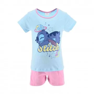 Pigiama corto in cotone "Lilo & Stitch" per bambina (Ensemble de Pyjama) French Market chez FrenchMarket