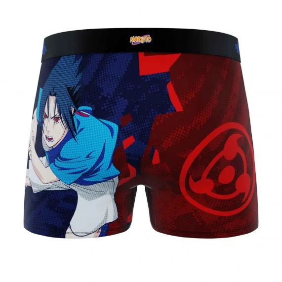 Boxer Mann Mikrofaser Sasuke Uchiha "Naruto Classic" (Boxershorts Mann) Freegun auf FrenchMarket