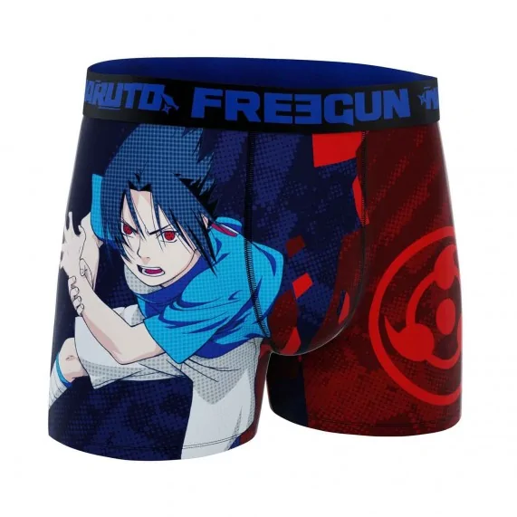Boxer Mann Mikrofaser Sasuke Uchiha "Naruto Classic" (Boxershorts Mann) Freegun auf FrenchMarket