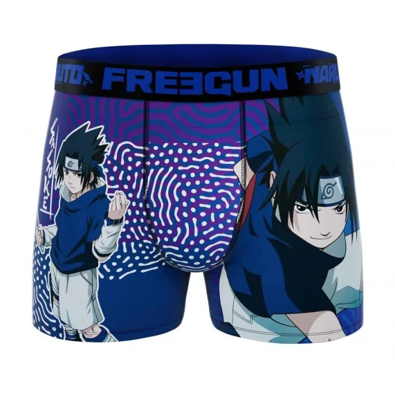 Boxer Mann Mikrofaser Sasuke Uchiha "Naruto Classic" (Boxershorts Mann) Freegun auf FrenchMarket