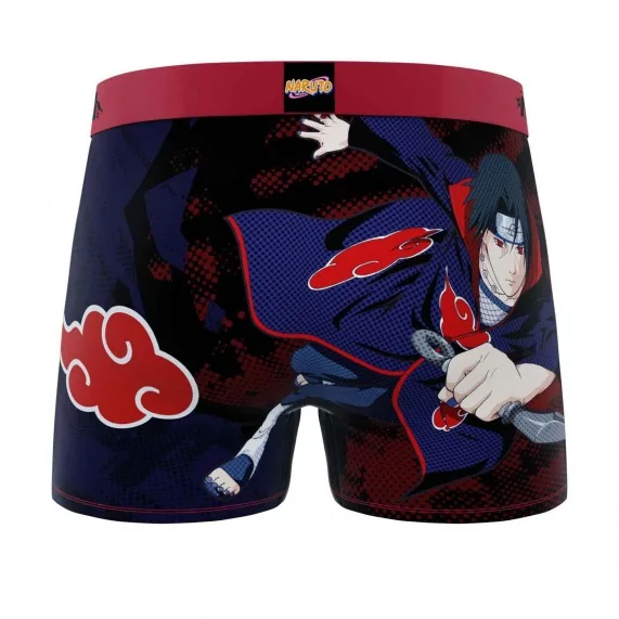 Boxer Mann Mikrofaser Itachi Uchiha "Naruto Classic" (Boxershorts Mann) Freegun auf FrenchMarket