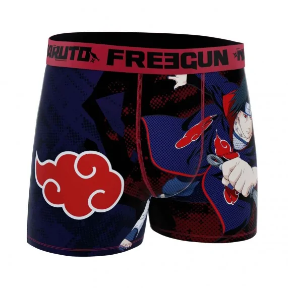 Boxer Mann Mikrofaser Itachi Uchiha "Naruto Classic" (Boxershorts Mann) Freegun auf FrenchMarket