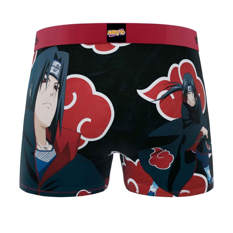 Itachi Uchiha "Naruto Classic" Microfiber Boxer for Men (Men's boxer shorts) Freegun on FrenchMarket