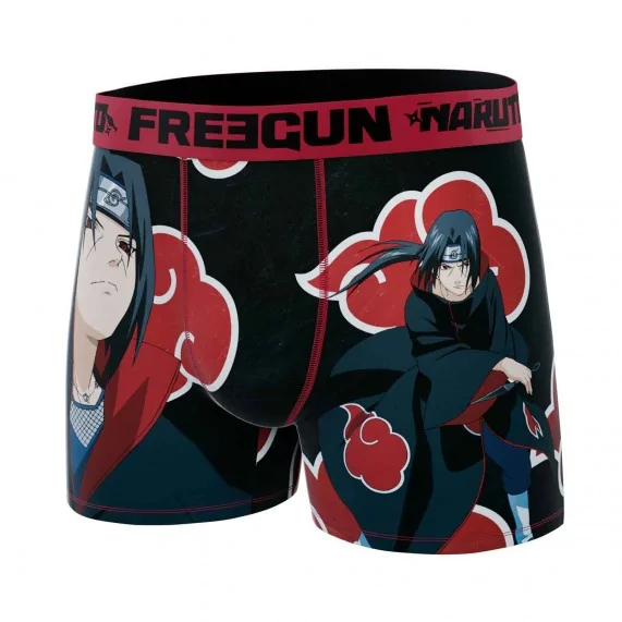 Boxer Mann Mikrofaser Itachi Uchiha "Naruto Classic" (Boxershorts Mann) Freegun auf FrenchMarket