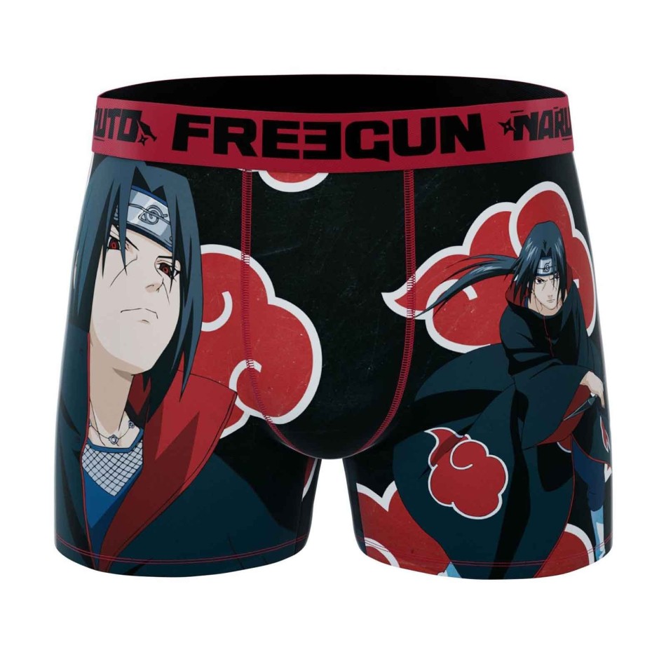 Itachi Uchiha "Naruto Classic" Microfiber Boxer for Men (Men's boxer shorts) Freegun on FrenchMarket