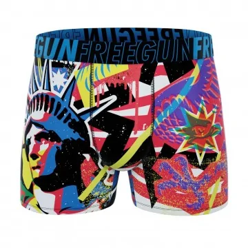 Street Pop-Art 2" Microvezel Boxer voor heren (Herenboxershorts) Freegun chez FrenchMarket