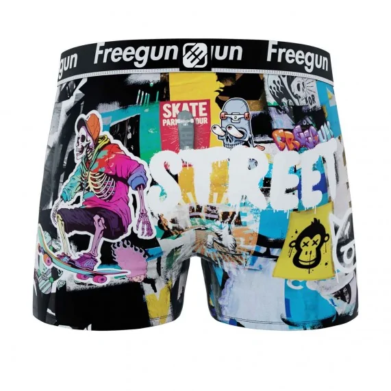 Street Pop-Art 2" Microvezel Boxer voor heren (Herenboxershorts) Freegun chez FrenchMarket