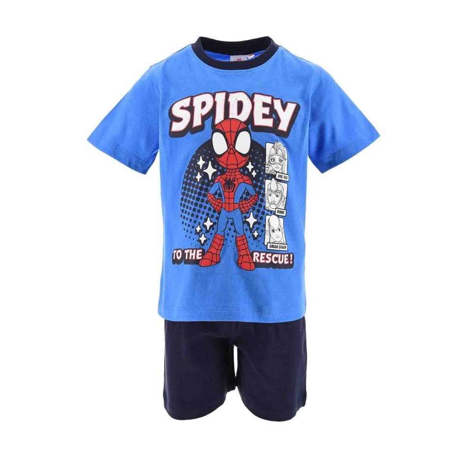 Spidey Marvel kort pyjamas för pojkar - 100% bomull - 2 till 5 år