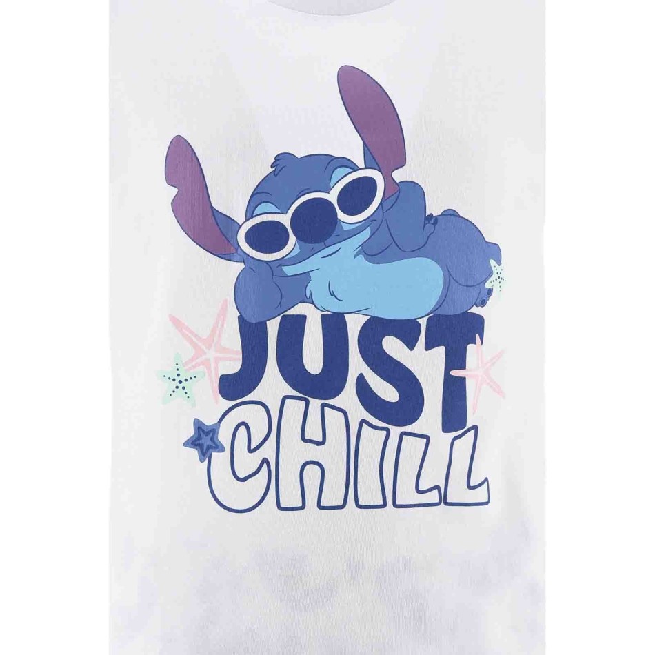 Stitch Disney pyjamasshorts för flickor - 100% bomull - 10 till 16 år