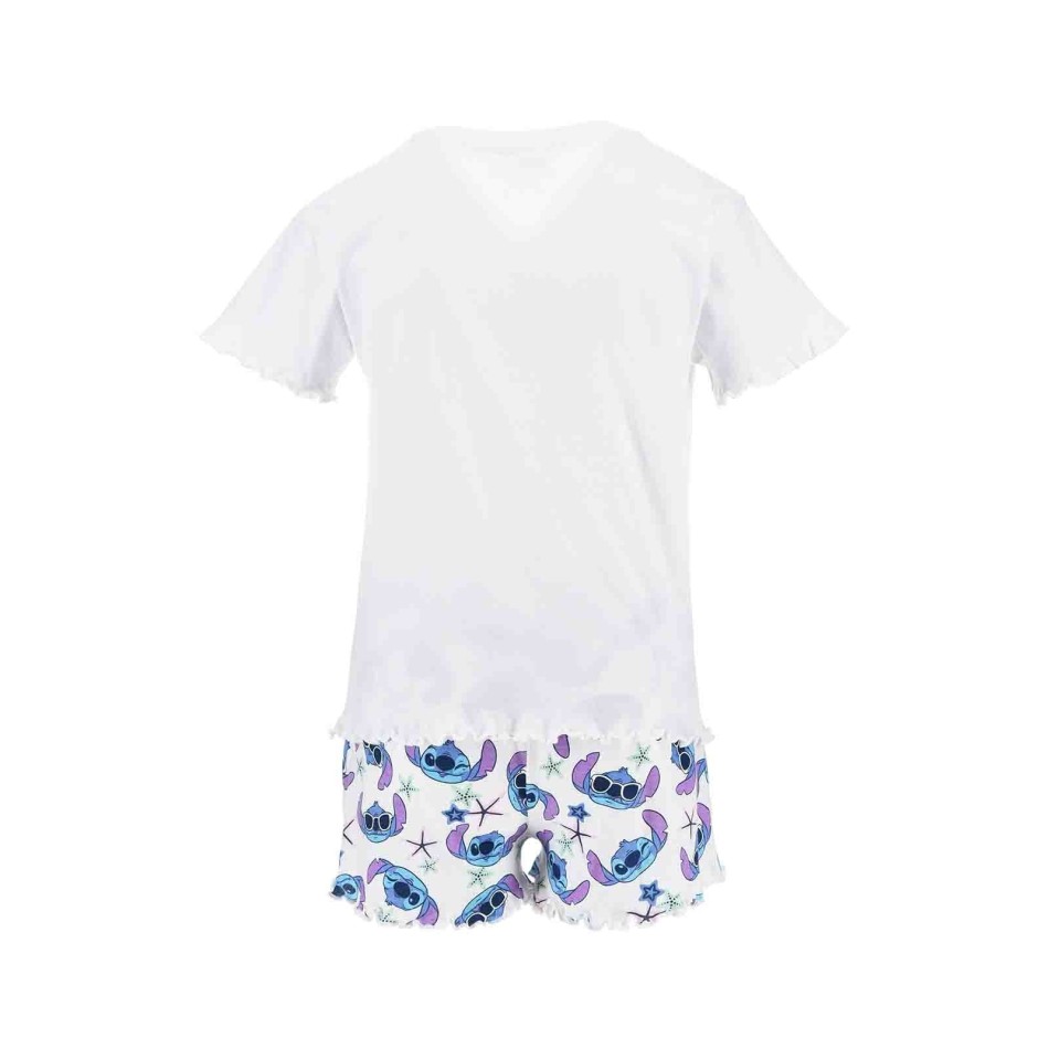 Stitch Disney pyjamasshorts för flickor - 100% bomull - 10 till 16 år