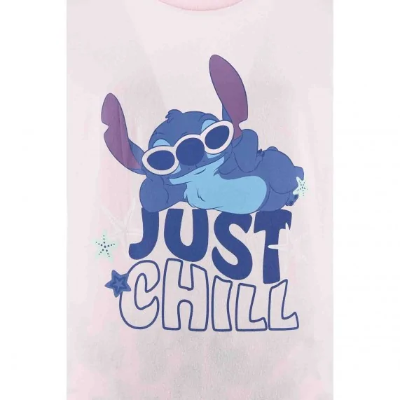 Pyjama Court Fille Coton "Lilo & Stitch" Surf Club (Ensembles de Pyjama) French Market chez FrenchMarket