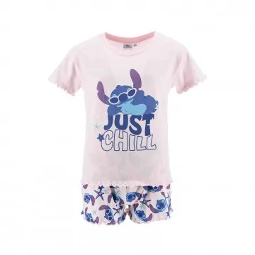 Lilo & Stitch" Cotton Girl's Short Pyjamas Surf Club (Pyjama Sets) French Market on FrenchMarket