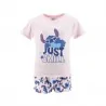Pyjama Court Fille Coton "Lilo & Stitch" Surf Club (Ensembles de Pyjama) French Market chez FrenchMarket