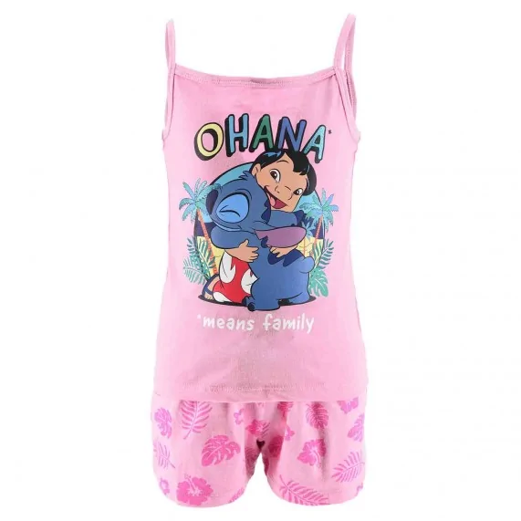 Pijama corto de algodón para niña "Lilo & Stitch" Heritage (Ensemble de Pyjama) French Market chez FrenchMarket