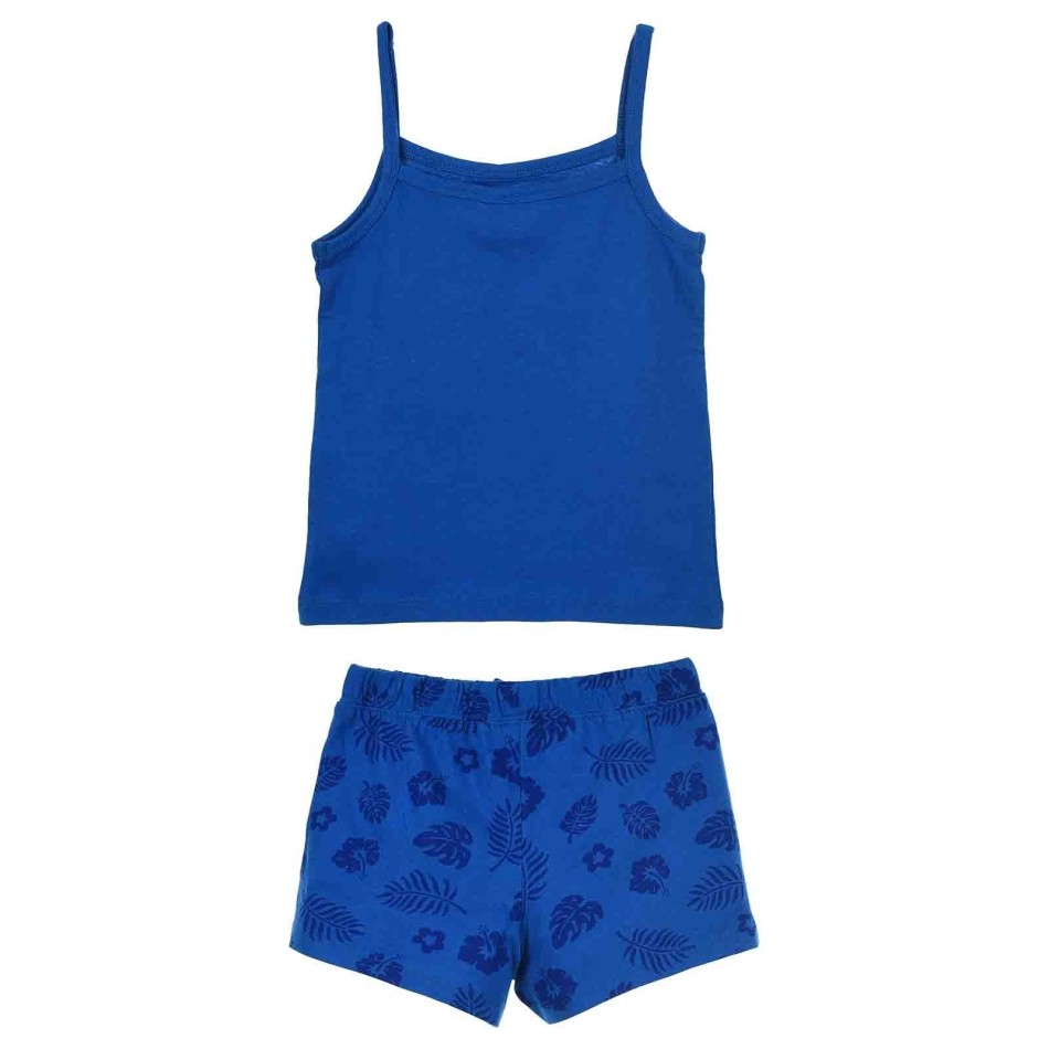 Girl's Stitch Disney Pyjama Tank Top - Cotton - 3 to 8 Years - Official License