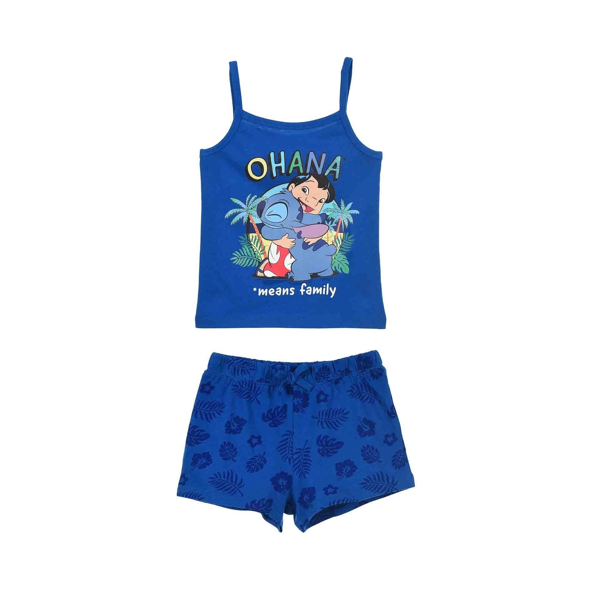 Stitch Disney Pyjamas Tank Top för flickor - Bomull - 3 till 8 år - Officiell licens