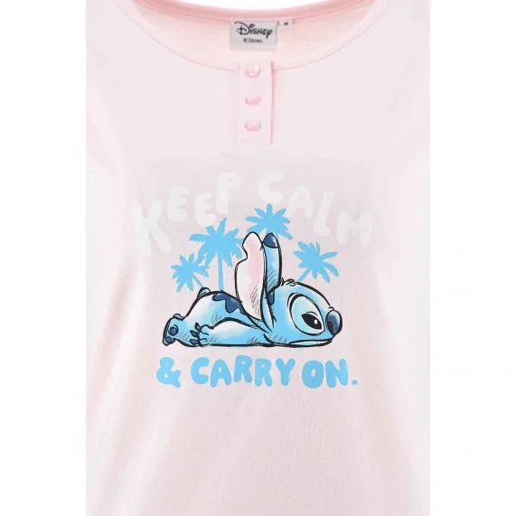 Pijama corto de algodón "Lilo & Stitch" para mujer Azzura (Conjuntos de pijama) French Market chez FrenchMarket
