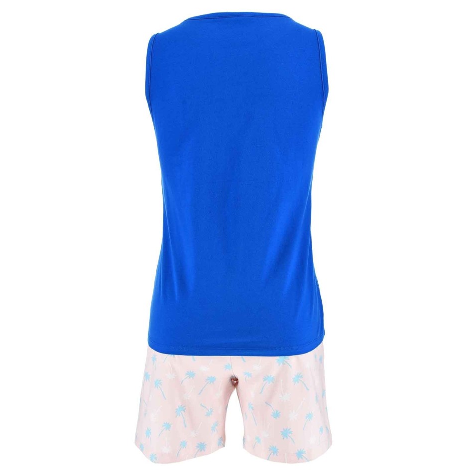 Lilo & Stitch Disney Kort Pyjamas för Dam - 100% Bomull + Presentask