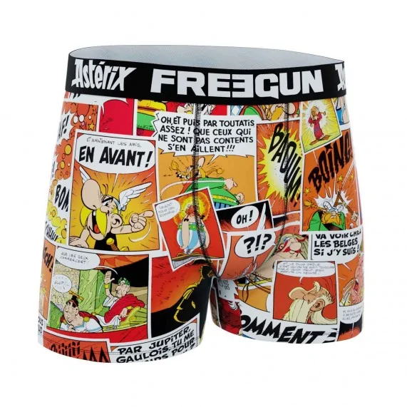 Lote de 4 calzoncillos de microfibra "Astérix y Obélix" para niño (Pack calzoncillos para niño) Freegun chez FrenchMarket Lote de 4 calzoncillos de microfibra "Astérix y Obélix" para niño (Pack calzoncillos para niño) Freegun chez FrenchMarket
