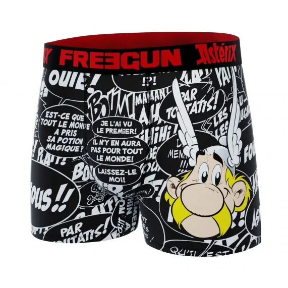 Lote de 4 calzoncillos de microfibra "Astérix y Obélix" para niño (Pack calzoncillos para niño) Freegun chez FrenchMarket Lote de 4 calzoncillos de microfibra "Astérix y Obélix" para niño (Pack calzoncillos para niño) Freegun chez FrenchMarket