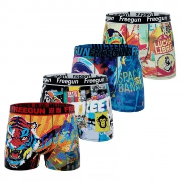 Lot de 4 Boxers Garçon...
