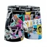 Set van 4 Street Graffiti Boxers voor jongens (Set jongensboxershorts) Freegun chez FrenchMarket