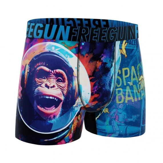 Set van 4 Street Graffiti Boxers voor jongens (Set jongensboxershorts) Freegun chez FrenchMarket