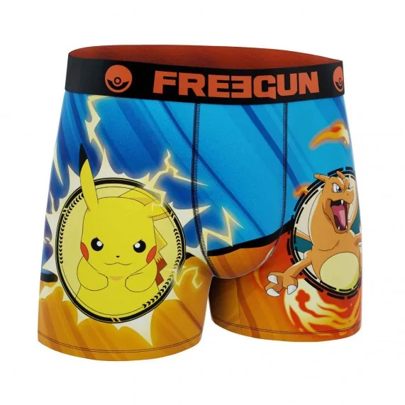 Juego de 4 calzoncillos Pokemon Pikachu Boy (Pack calzoncillos para niño) Freegun chez FrenchMarket