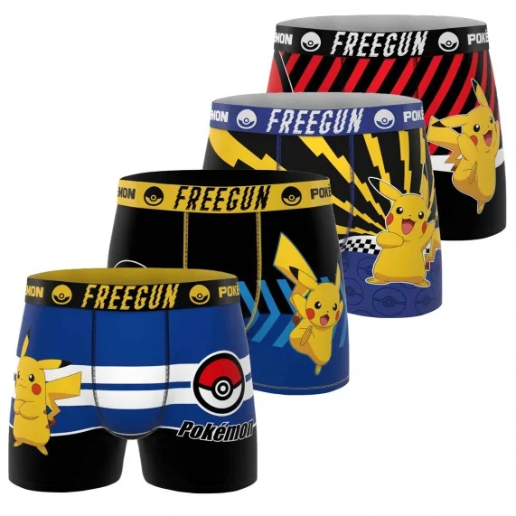 4er-Pack Boxershorts, Jungen, Pokemon Pikachu (Boy's Boxershorts Pack) Freegun auf FrenchMarket 4er-Pack Boxershorts, Jungen, Pokemon Pikachu (Boy's Boxershorts Pack) Freegun auf FrenchMarket