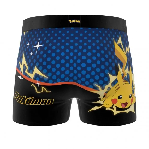 Boxer Homme Microfibre "Pokemon Pikachu" (Boxers Homme) Freegun chez FrenchMarket