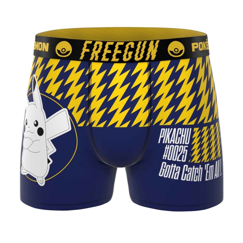 Boxer Homme Microfibre "Pokemon Pikachu"