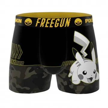Boxer de microfibra "Pokemon Pikachu" para hombre (Calzoncillos para hombre) Freegun chez FrenchMarket