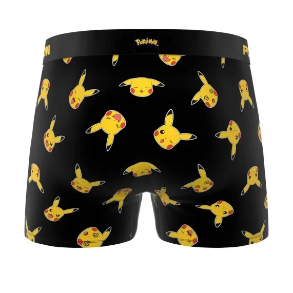 Boxer Homme Microfibre "Pokemon Pikachu" (Boxers Homme) Freegun chez FrenchMarket