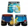 3er-Set Boxershorts für Männer Pokemon Pikachu (Boxershorts für Männer) Freegun auf FrenchMarket