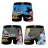 Set van 3 Dragon Ball Z jongensboxershorts (Set jongensboxershorts) Freegun chez FrenchMarket