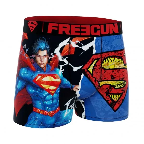 Set di 3 boxer da uomo DC Comics Superman (Boxer da uomo) Freegun chez FrenchMarket
