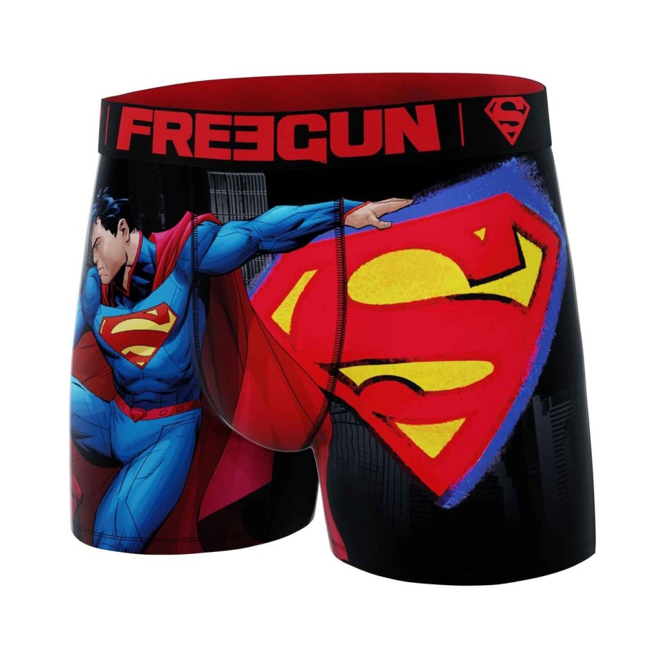 Juego de 3 bóxers DC Comics Superman para hombre (Calzoncillos para hombre) Freegun chez FrenchMarket