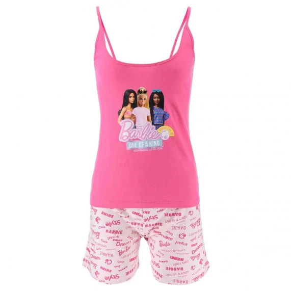 Damenpyjama Kurz aus Baumwolle "Barbie" Azzura (Pyjama-Sets) French Market auf FrenchMarket