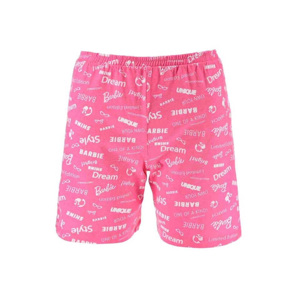 Barbie" Kort bomullspyjamas för kvinnor Azzura