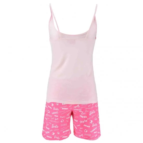 Pijama corto de algodón para mujer "Barbie" Azzura (Conjuntos de pijama) French Market chez FrenchMarket