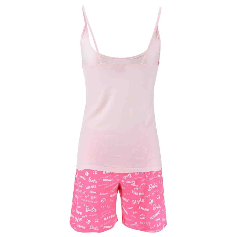 Barbie" Kort bomullspyjamas för kvinnor Azzura