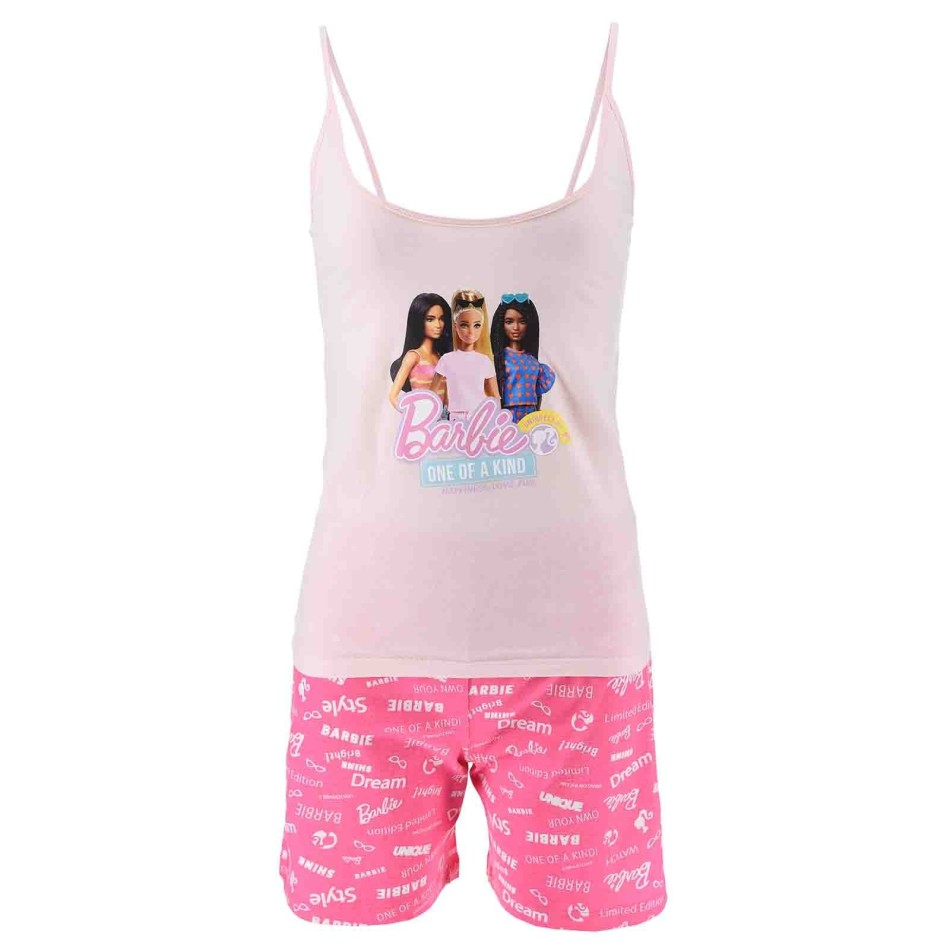 Pyjama Court Femme Coton " Barbie" Azzura (Ensembles de Pyjama) French Market chez FrenchMarket